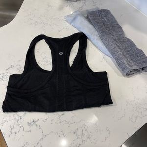Lulu Lemon tank top - grey, white, black